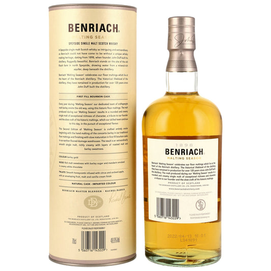 Benriach 8 2013/2022 - Malting Season #02
