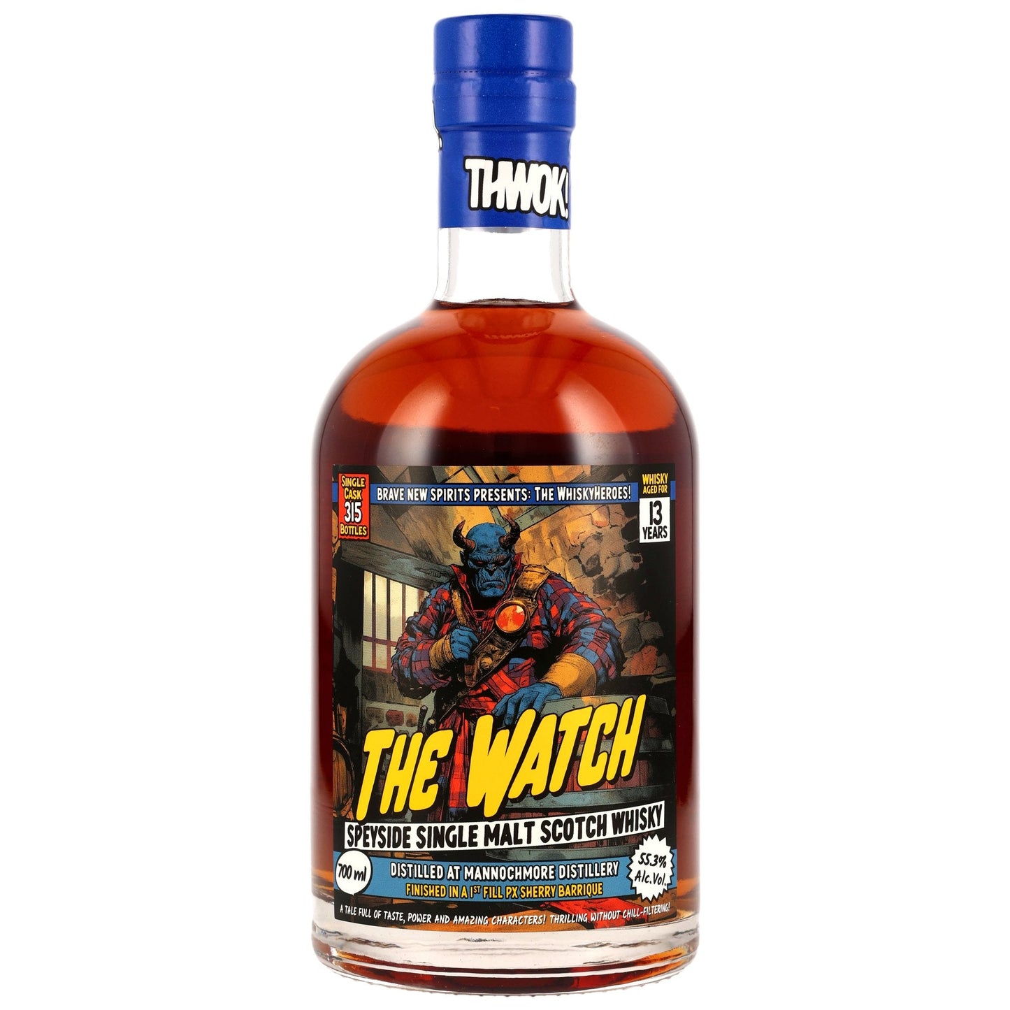 Mannochmore 13 - Whiskey Heroes: The Watch - 1. fylling PX Sherry Barrique Finish