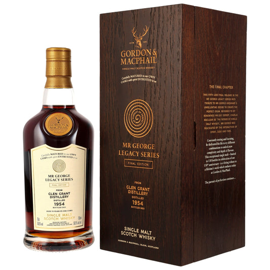 Glen Grant 70 1954/2025 - Gordon &amp; MacPhail - Mr. George Legacy lokaútgáfa - Fyrsta fylling Sherry Puncheon #1823