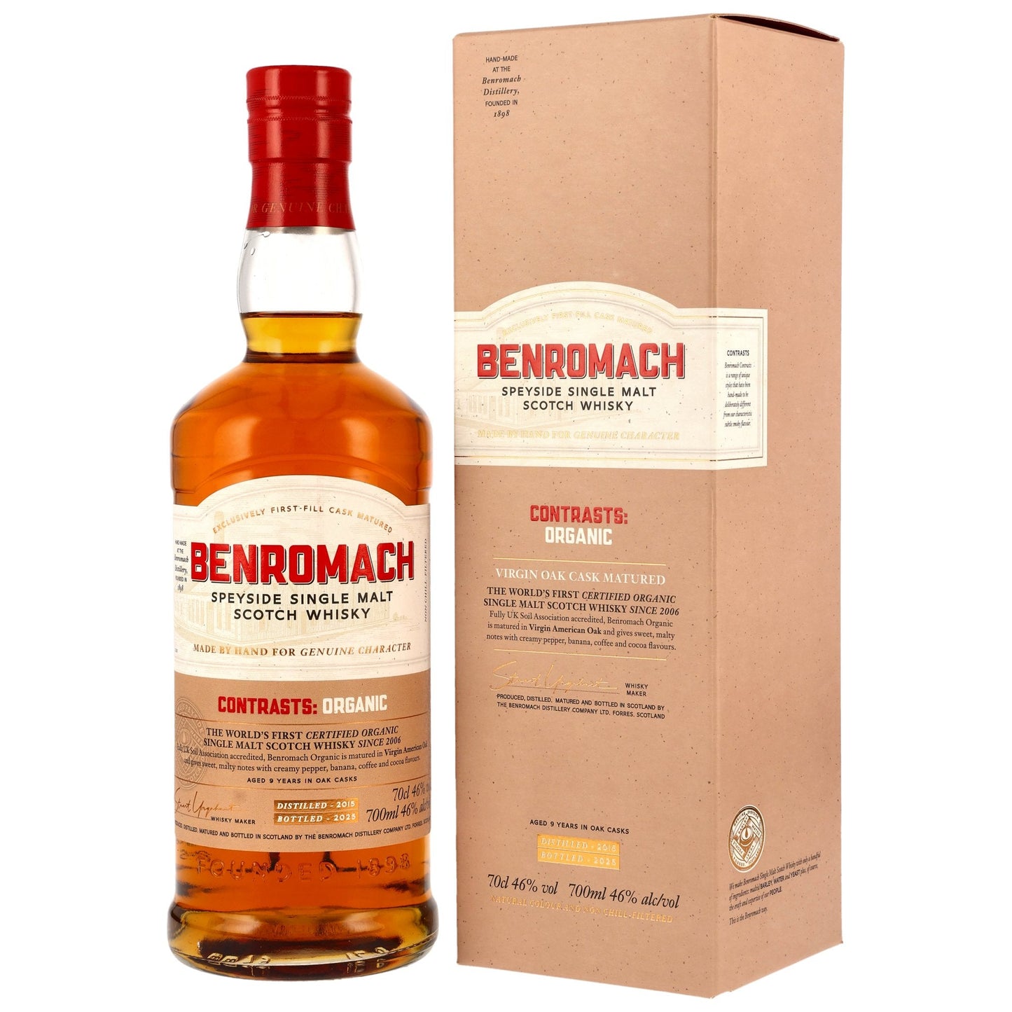 Benromach 9 2015/2025 - Andstæður: Lífrænt