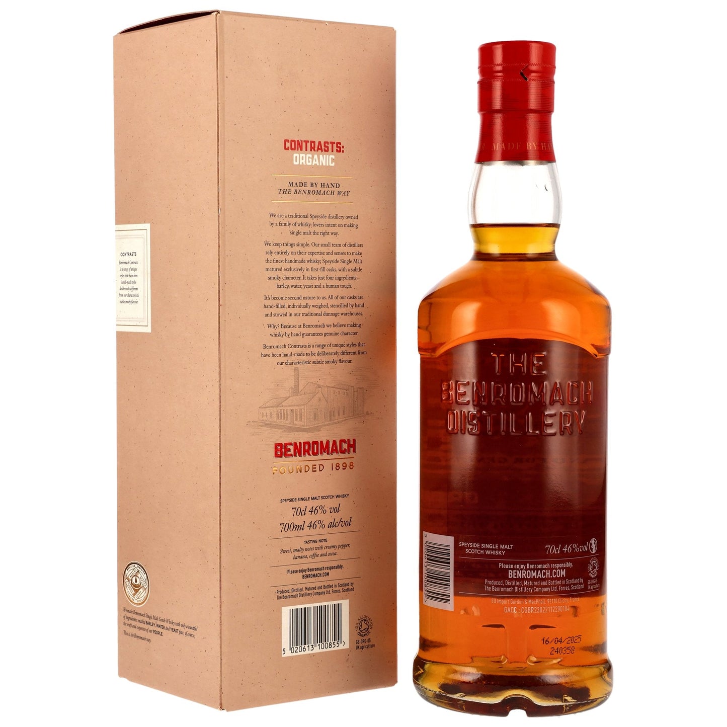 Benromach 9 2015/2025 - Andstæður: Lífrænt