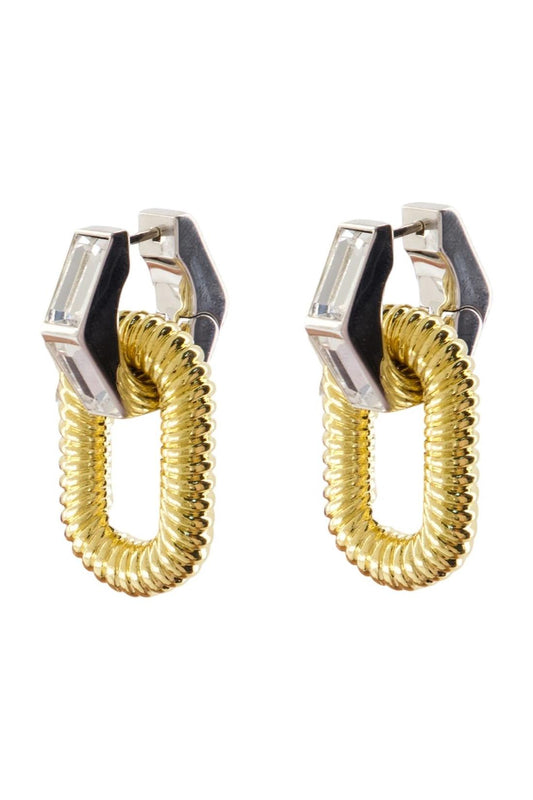 Ohrringe - Rabanne - Aluminum - Vergoldet