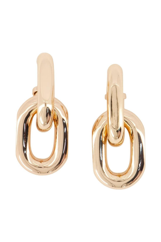 Ohrringe - Rabanne - Aluminum - Rotgold