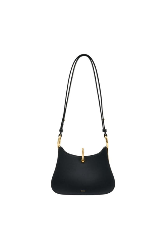 Ring Small Schultertasche - Rabanne - Leder - Schwarz