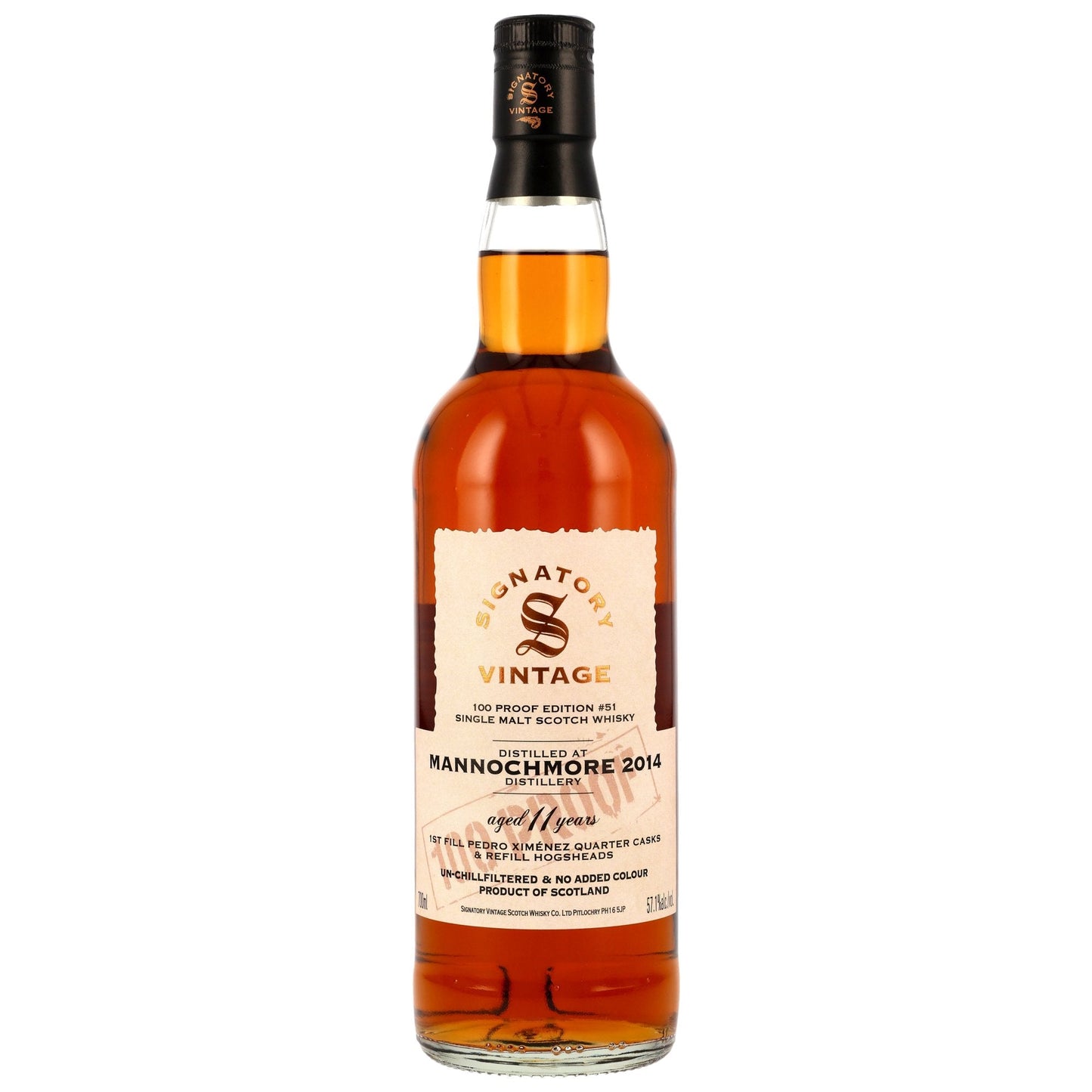 Mannochmore 11 2014/2025 - Signatory Vintage - 100 PROOF #51