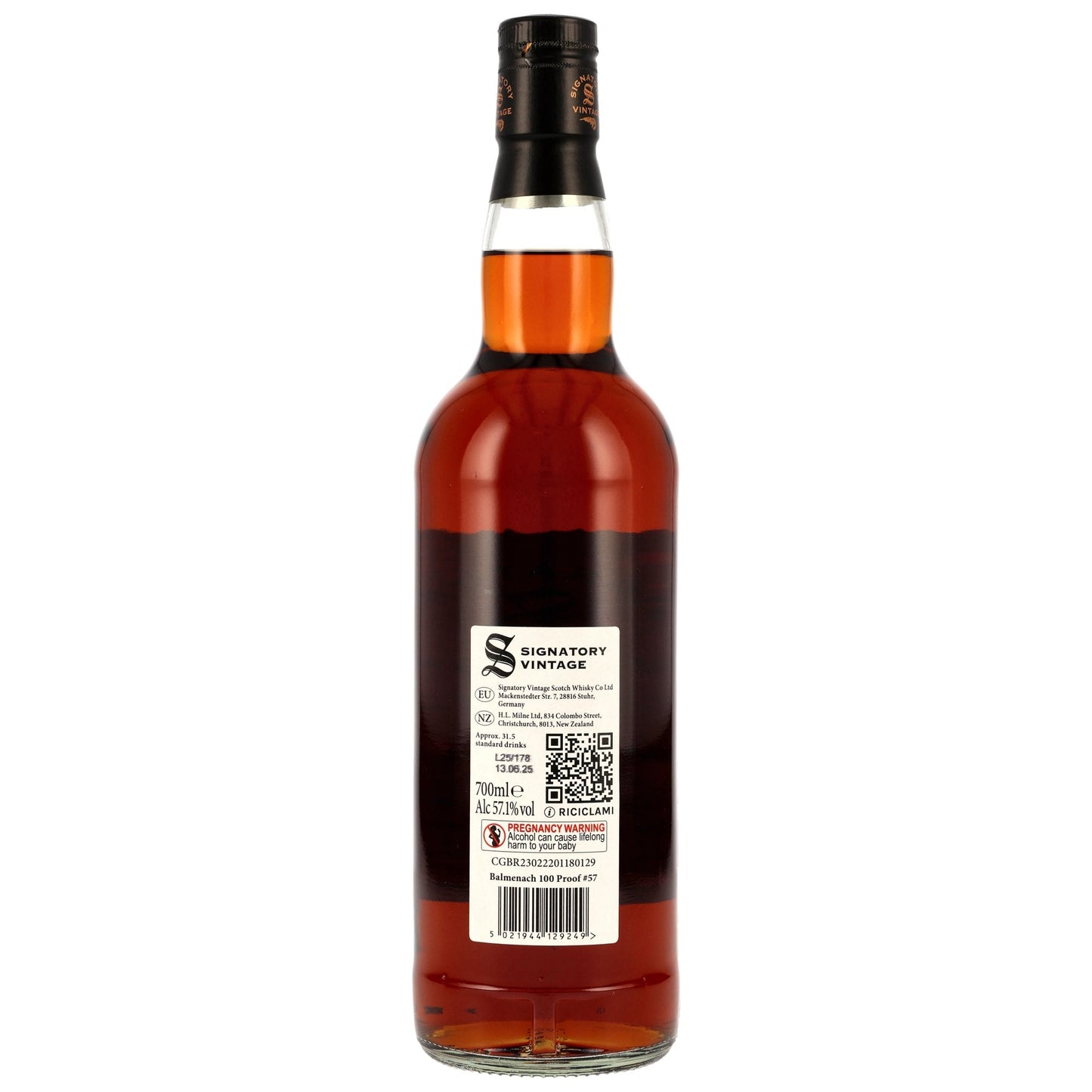 Balmenach 9 2016/2025 - Signatory Vintage - 100 PROOF #57