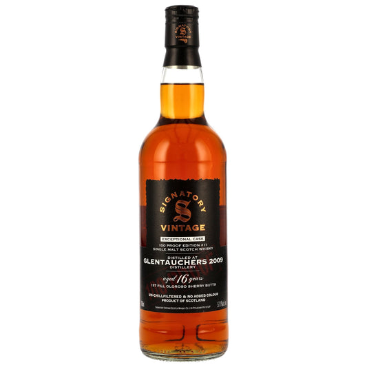 Glen Tauchers 16 2009/2025 - Signatory Vintage - 100 PROOF Framúrskarandi tunnuútgáfa #11
