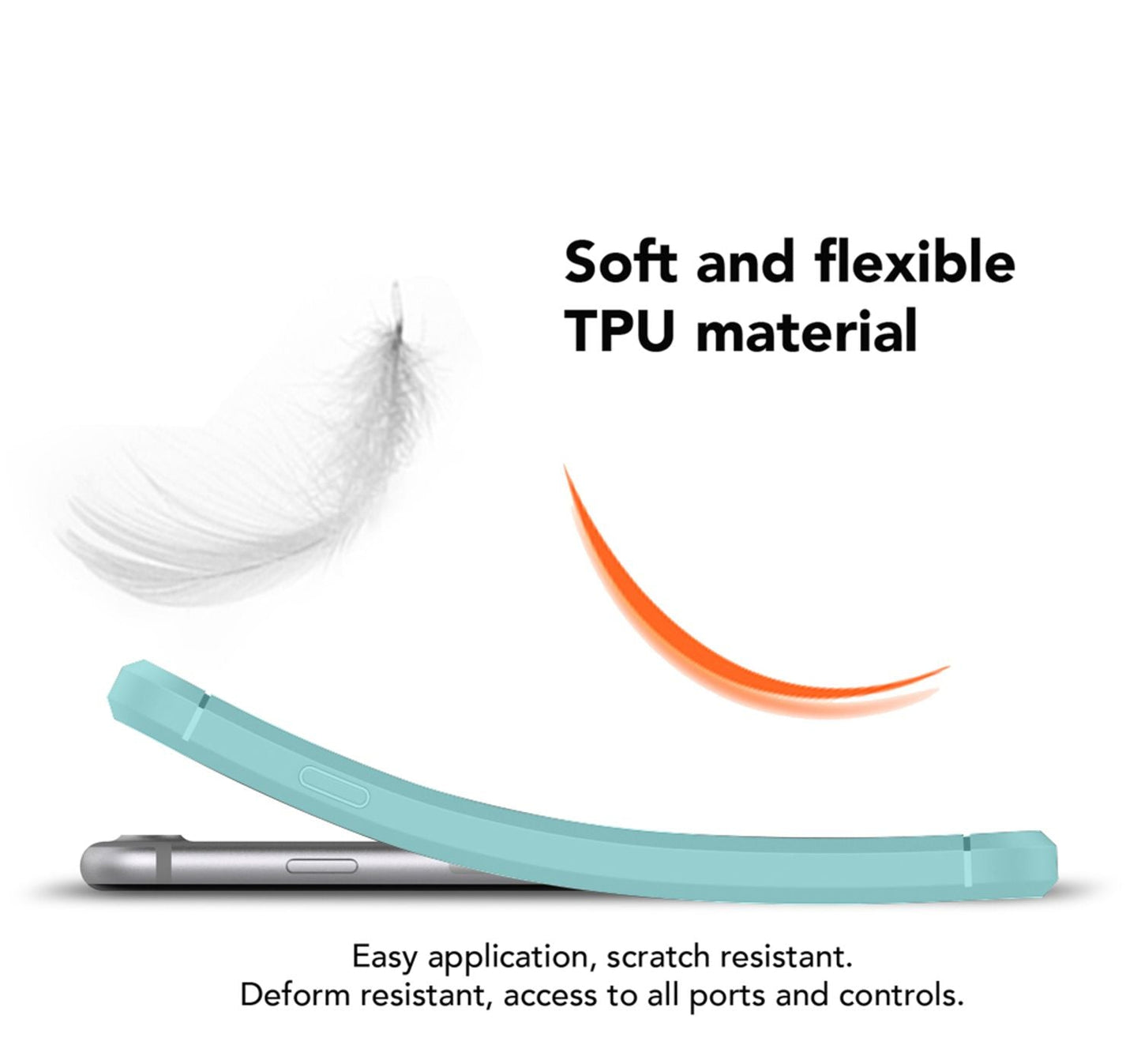 NALIA Phone Case for Apple iPhone 7, Carbon Fiber Look, Stylish Phone Case