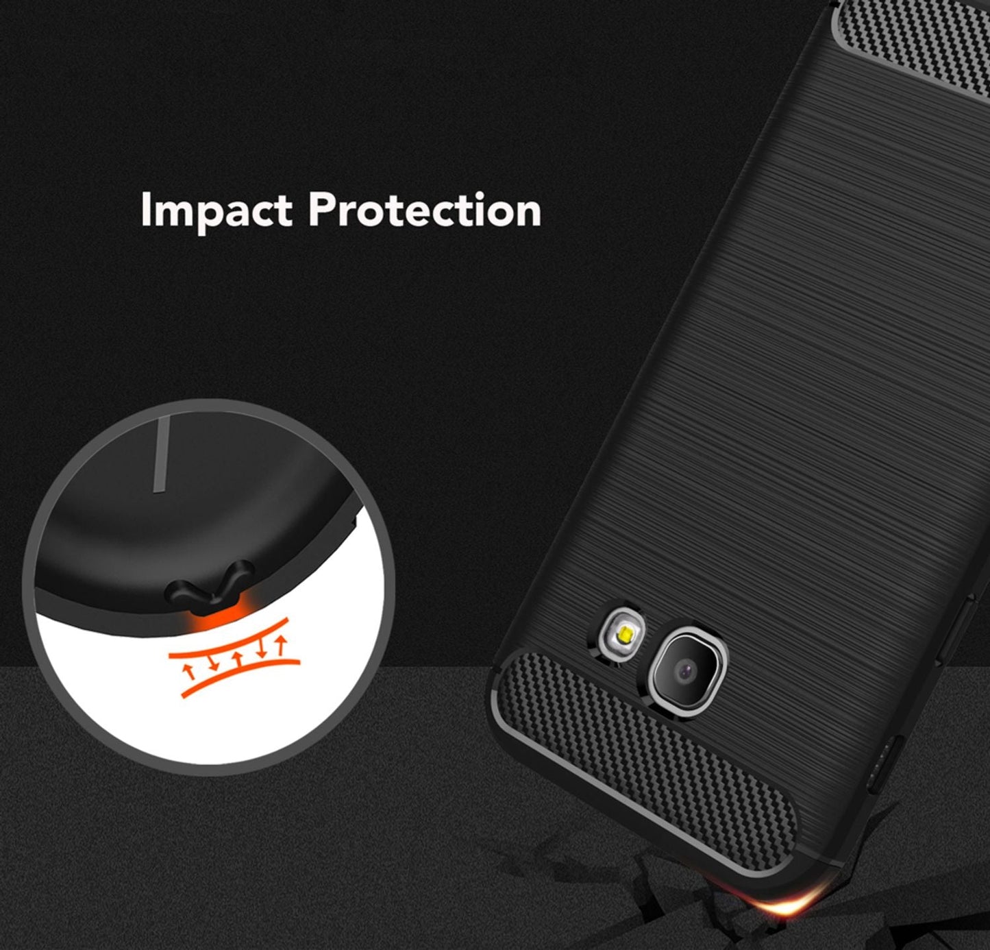 Samsung Galaxy A5 2017 símahulstur frá NALIA, sílikonhulstur TPU gúmmívörn