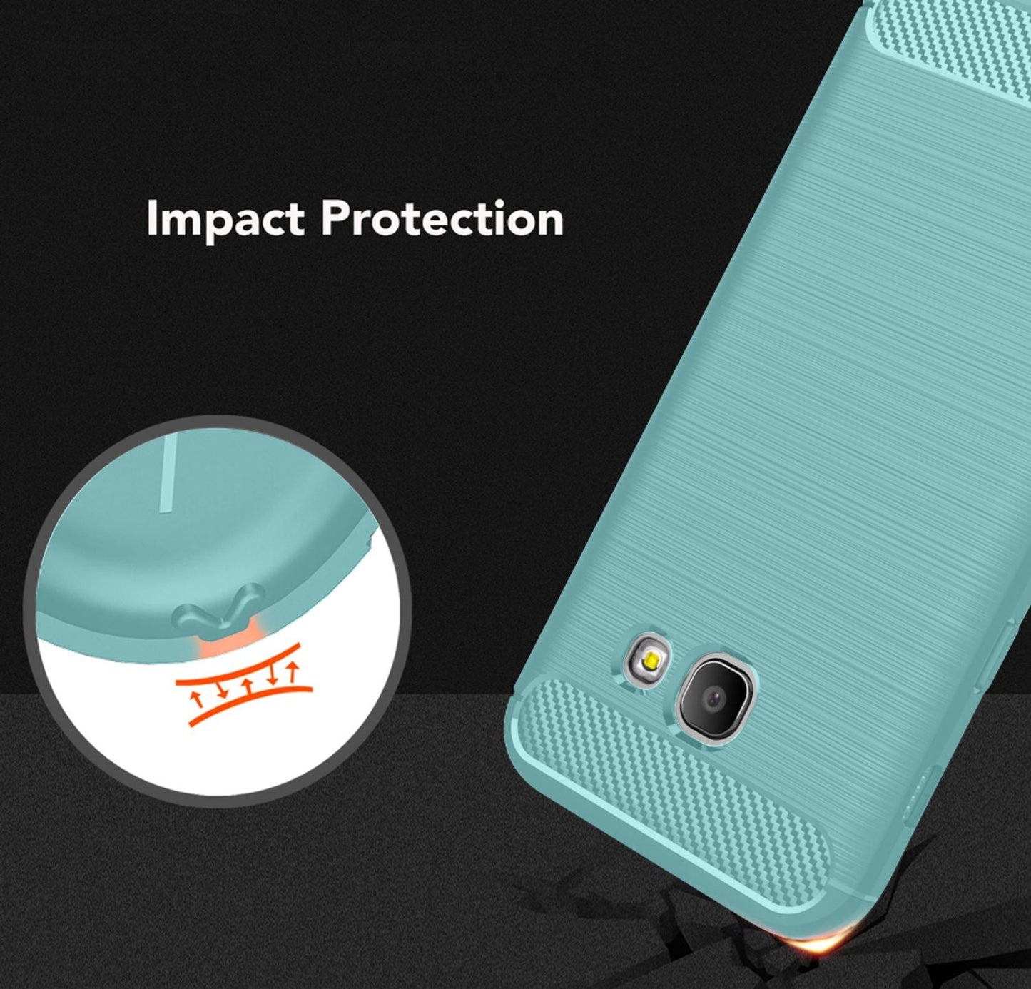 Samsung Galaxy A5 2017 símahulstur frá NALIA, sílikonhulstur TPU gúmmívörn