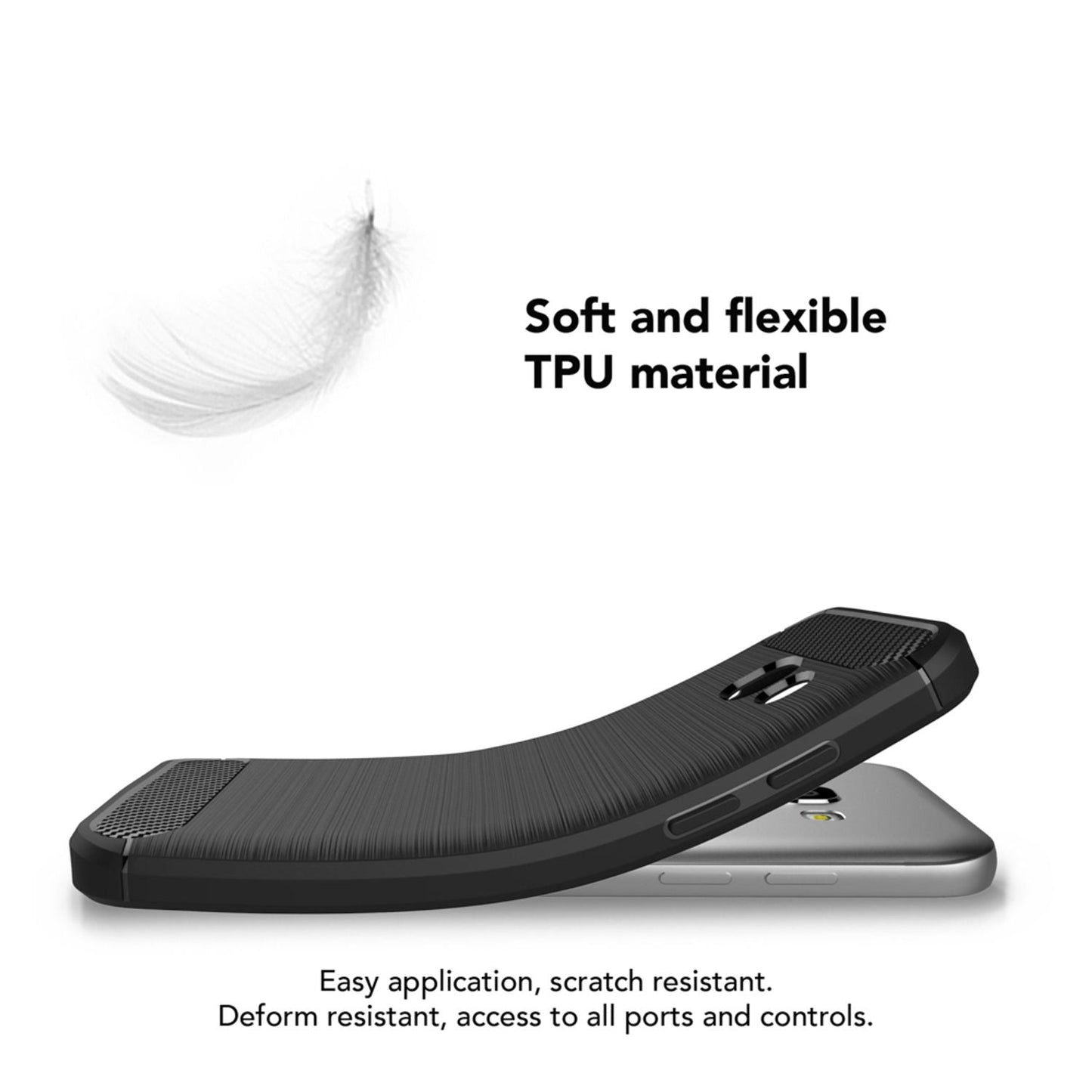 Samsung Galaxy A5 2017 símahulstur frá NALIA, sílikonhulstur TPU gúmmívörn