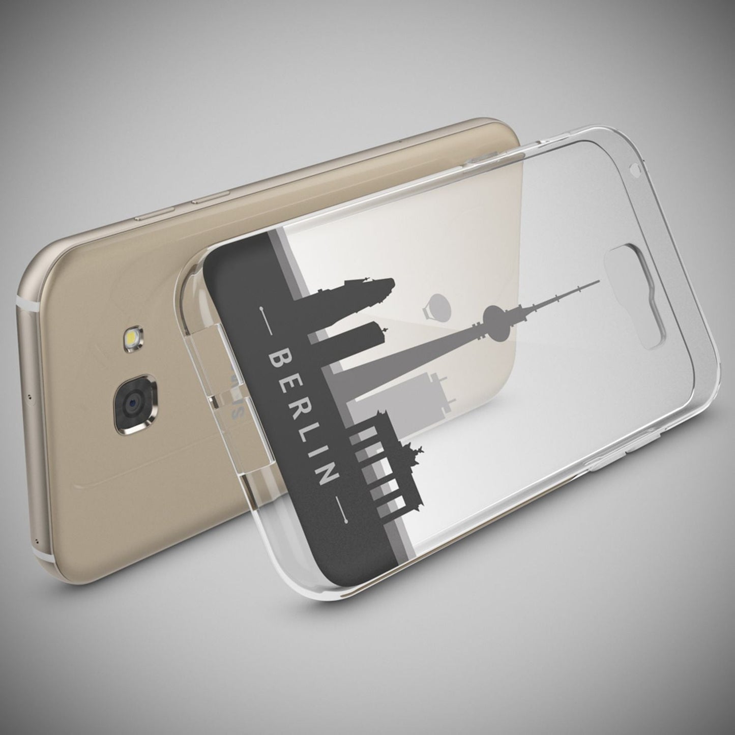 Samsung Galaxy A5 2017 hulstur, símahulstur frá NALIA, þunnt sílikonhönnuð hulstur