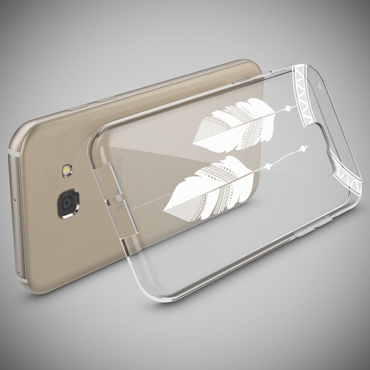 Samsung Galaxy A5 2017 hulstur, símahulstur frá NALIA, þunnt sílikonhönnuð hulstur