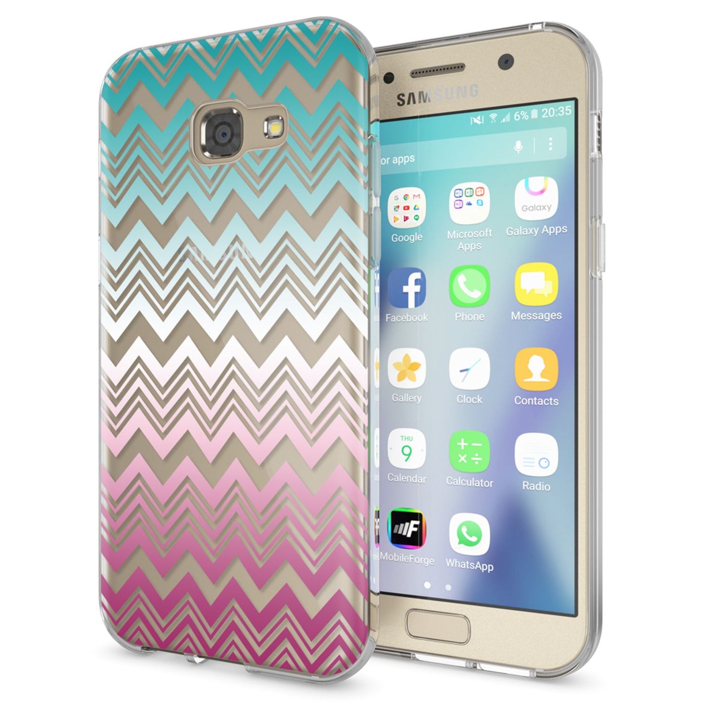 Samsung Galaxy A5 2017 hulstur, símahulstur frá NALIA, þunnt sílikonhönnuð hulstur