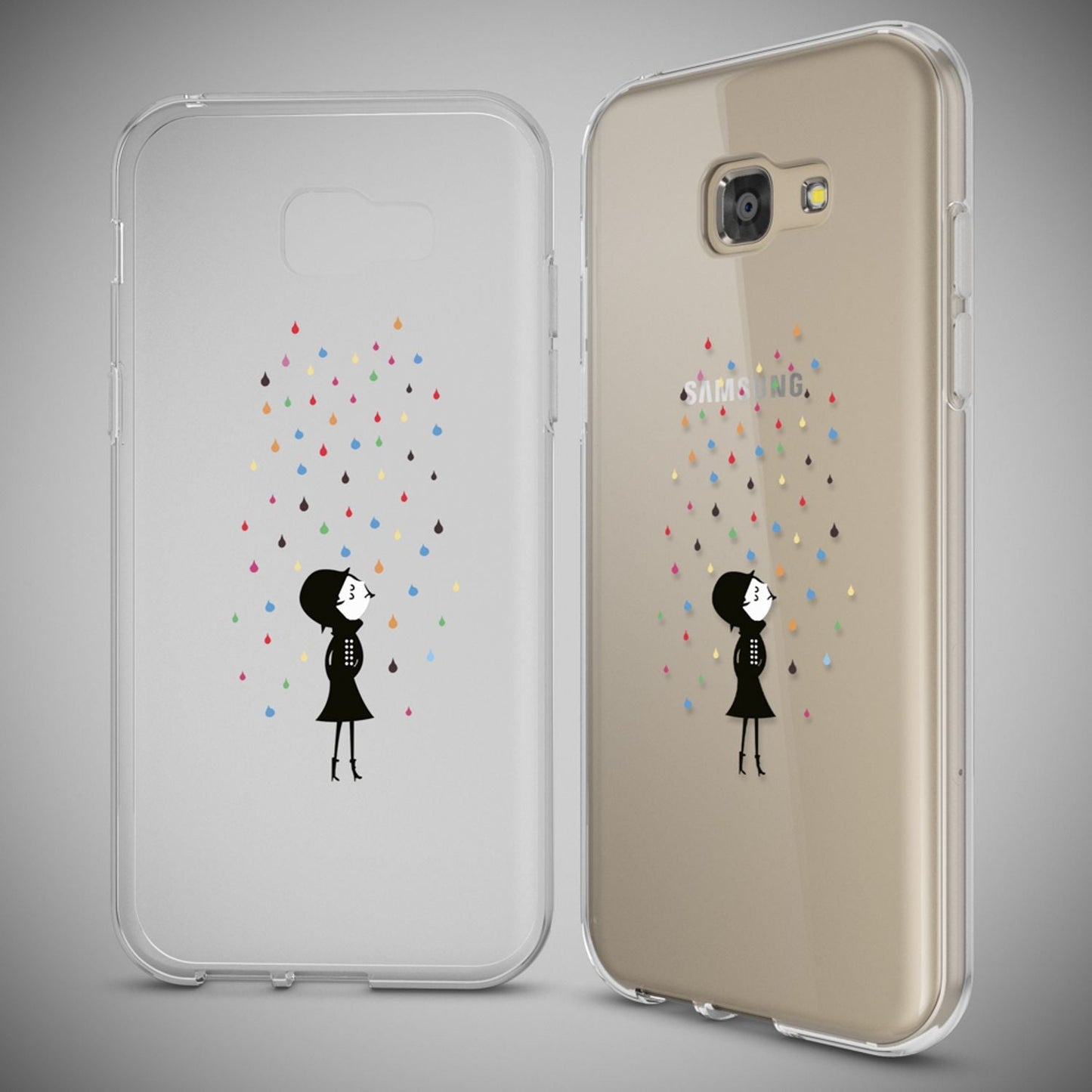 Samsung Galaxy A5 2017 hulstur, símahulstur frá NALIA, þunnt sílikonhönnuð hulstur