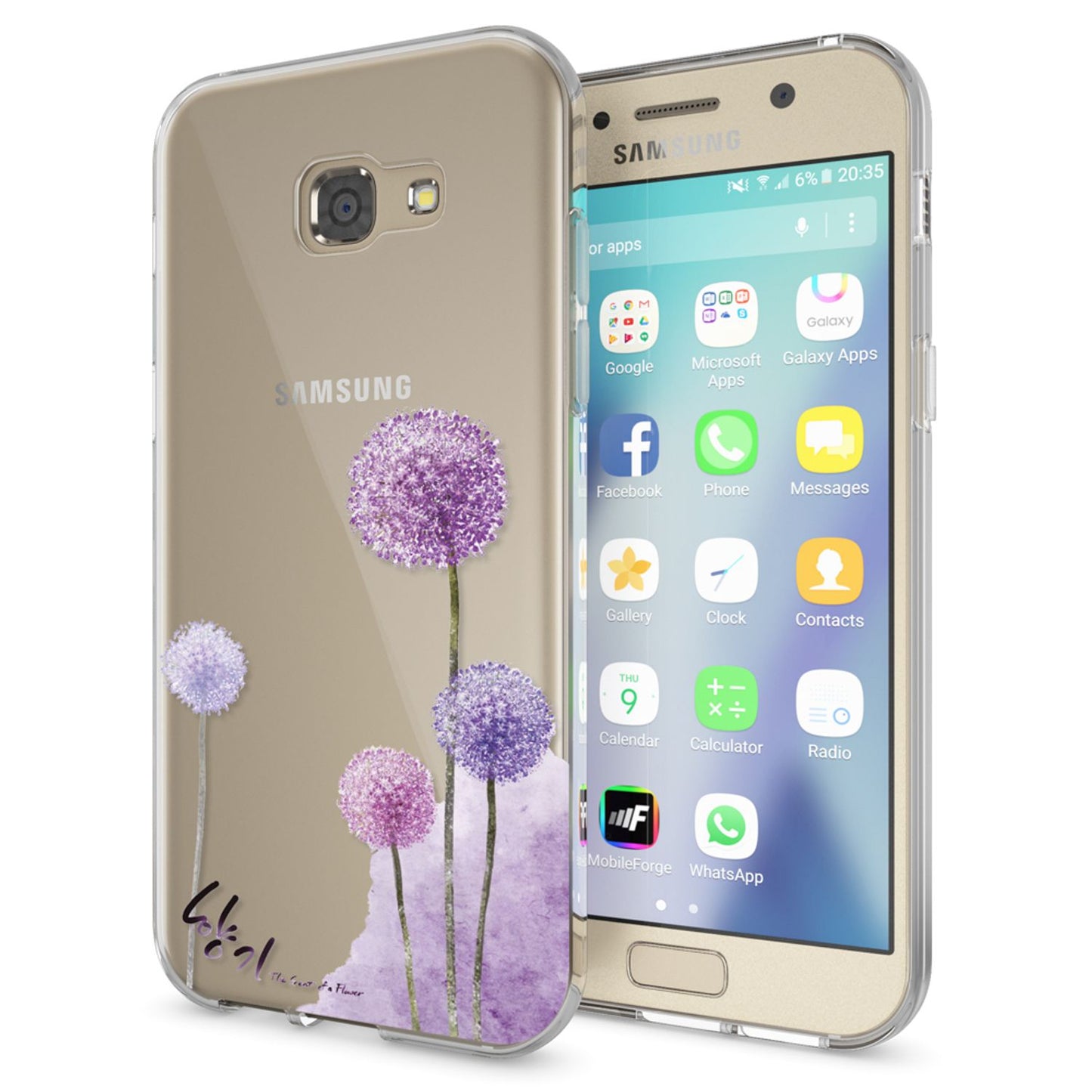 Samsung Galaxy A5 2017 hulstur, símahulstur frá NALIA, þunnt sílikonhönnuð hulstur