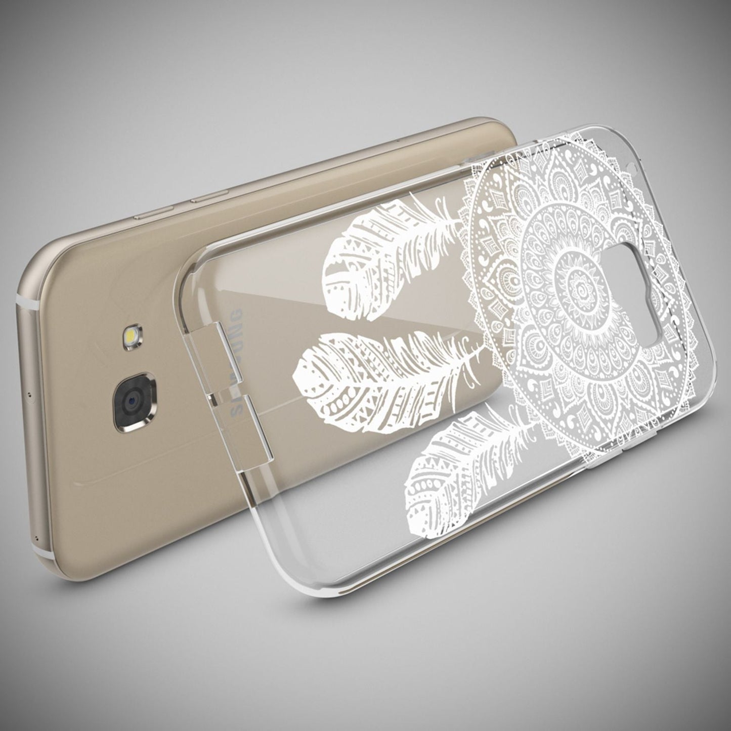 Samsung Galaxy A5 2017 hulstur, símahulstur frá NALIA, þunnt sílikonhönnuð hulstur