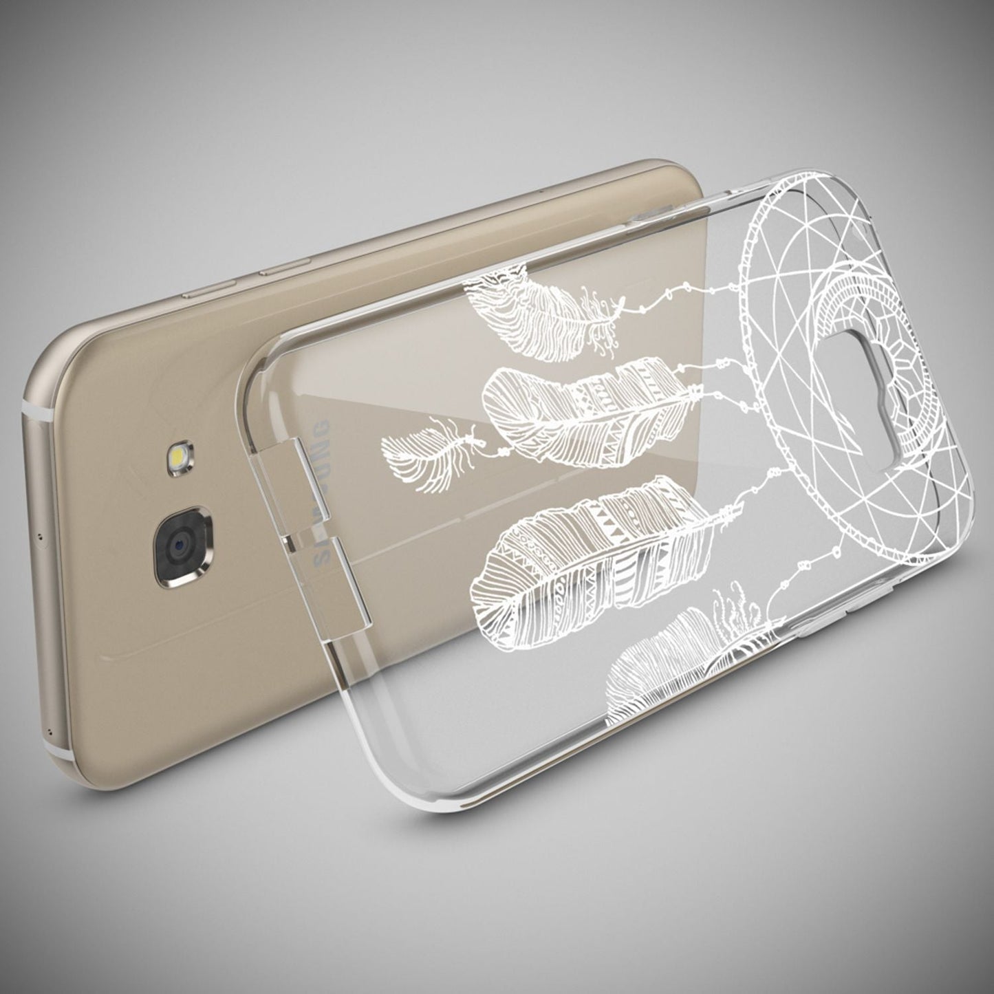 Samsung Galaxy A5 2017 hulstur, símahulstur frá NALIA, þunnt sílikonhönnuð hulstur