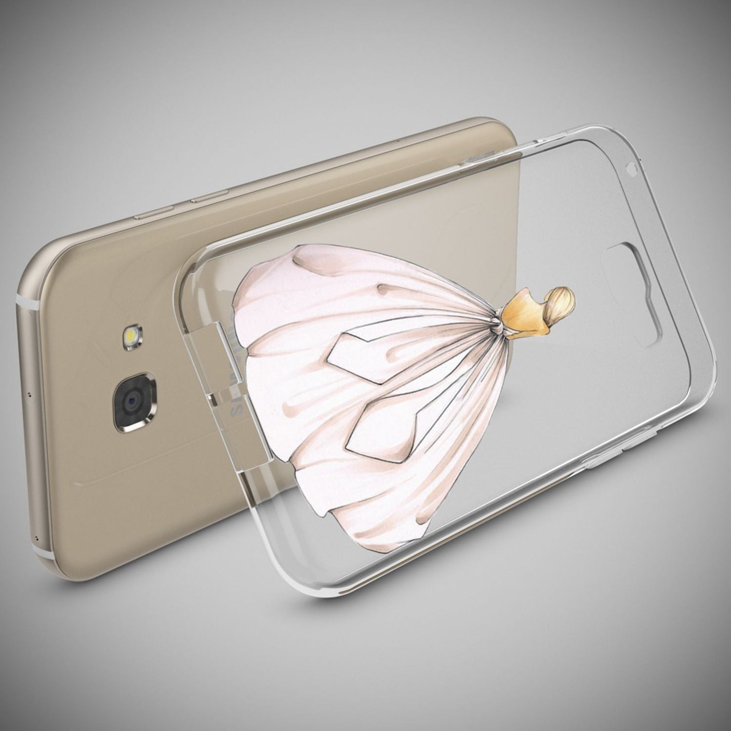 Samsung Galaxy A5 2017 hulstur, símahulstur frá NALIA, þunnt sílikonhönnuð hulstur