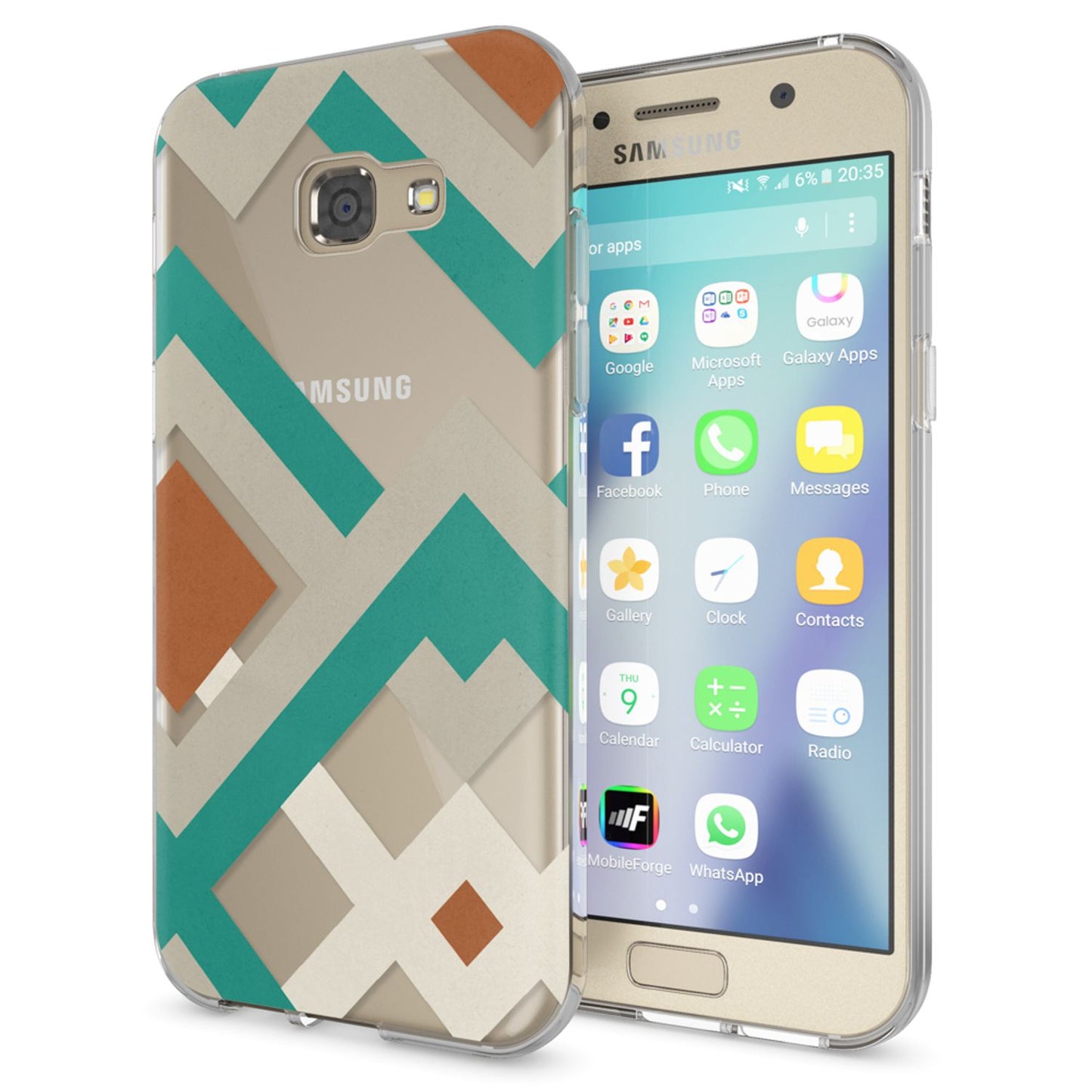 Samsung Galaxy A5 2017 hulstur, símahulstur frá NALIA, þunnt sílikonhönnuð hulstur