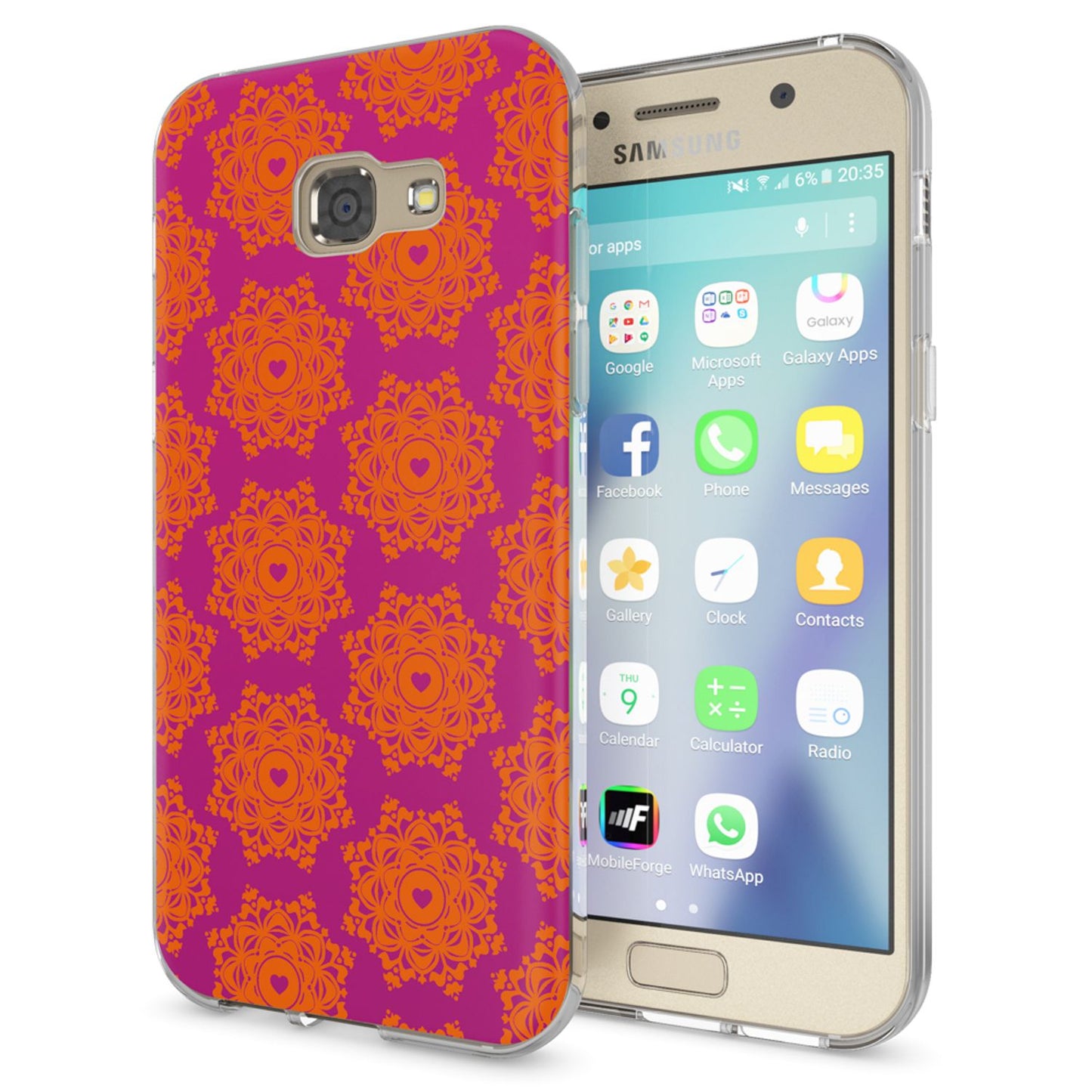 Samsung Galaxy A5 2017 hulstur, símahulstur frá NALIA, þunnt sílikonhönnuð hulstur