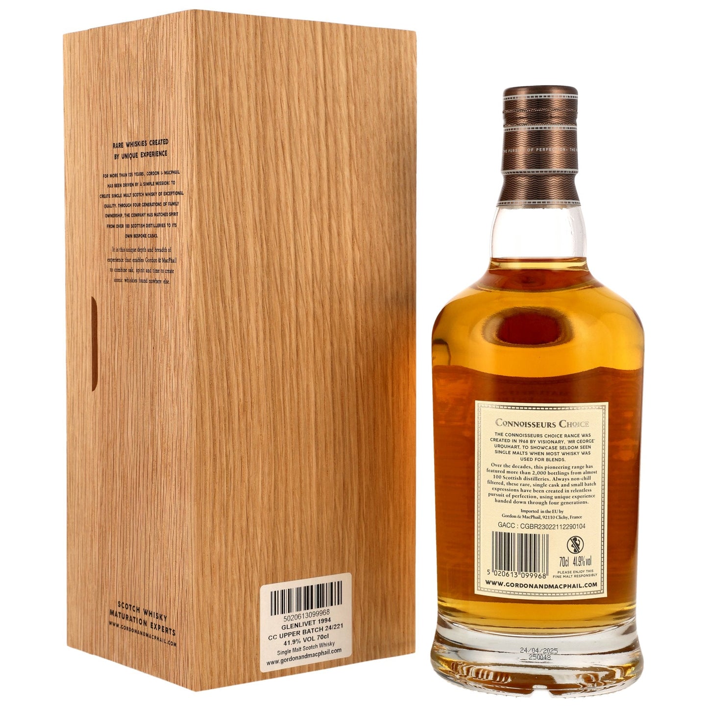 Glenlivet 31 1994/2025 - Gordon &amp; MacPhail Connoisseurs Choice - Áfylling American Hogshead #58445