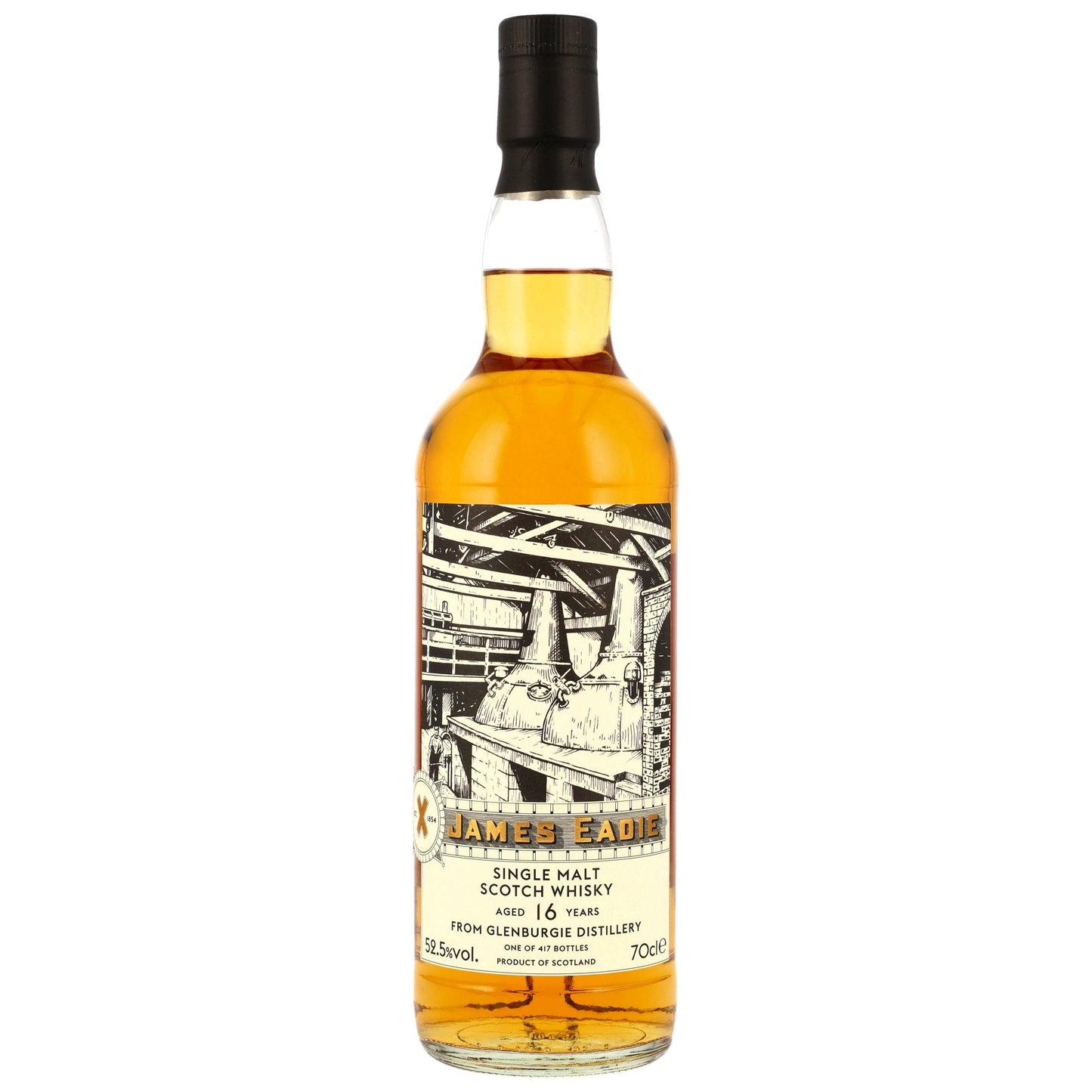 Glenburgie 16 2009/2025 - James Eadie - Tvær First Fill Bourbon tunnur