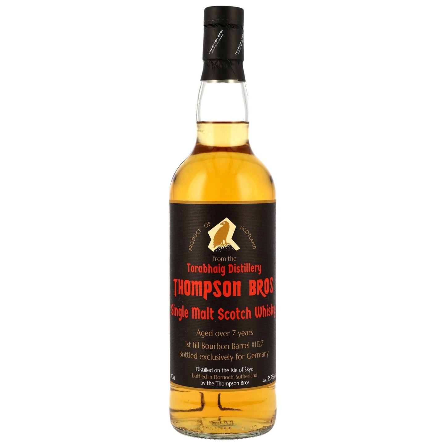 Torabhaig 7 2018/2025 - Thompson Bros. - 1st Fill Bourbon Barrel #1127