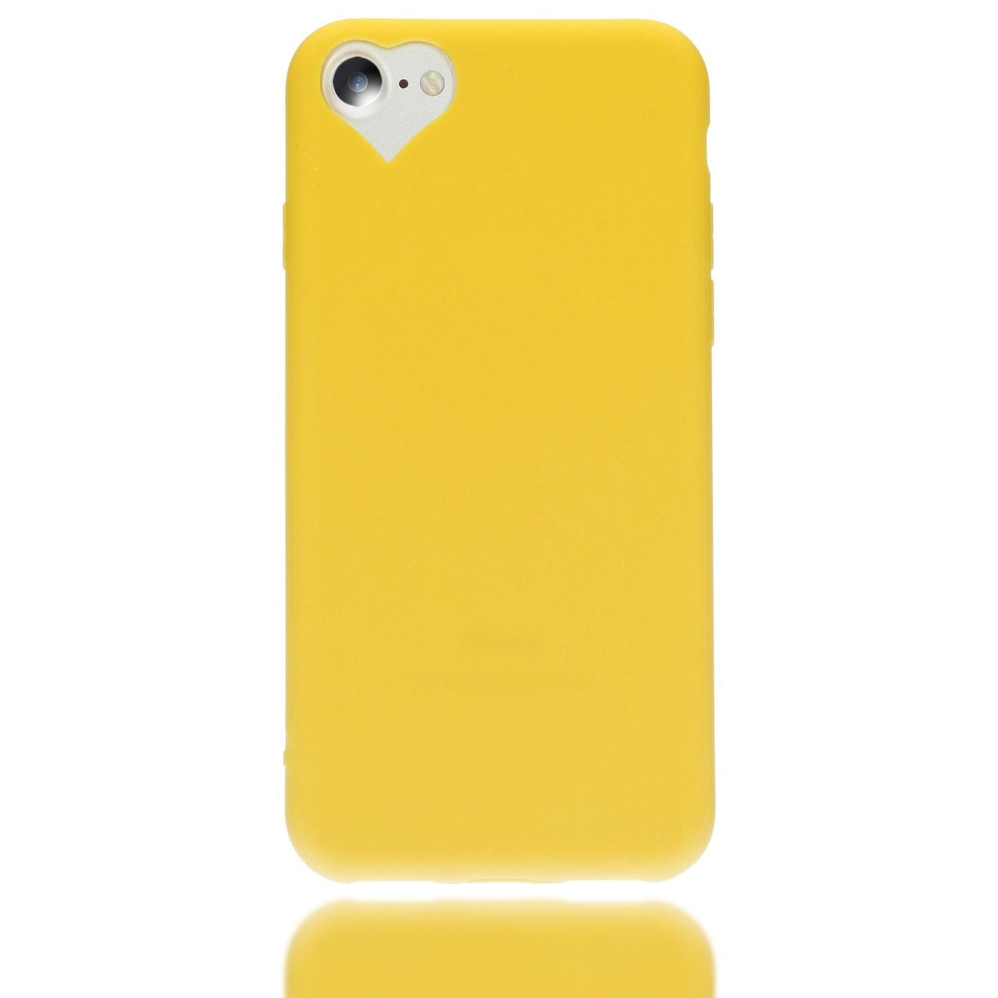 NALIA símahulstur fyrir iPhone SE 2022 / SE 2020 / 8 / 7, hjartalaga hulstur með vernd