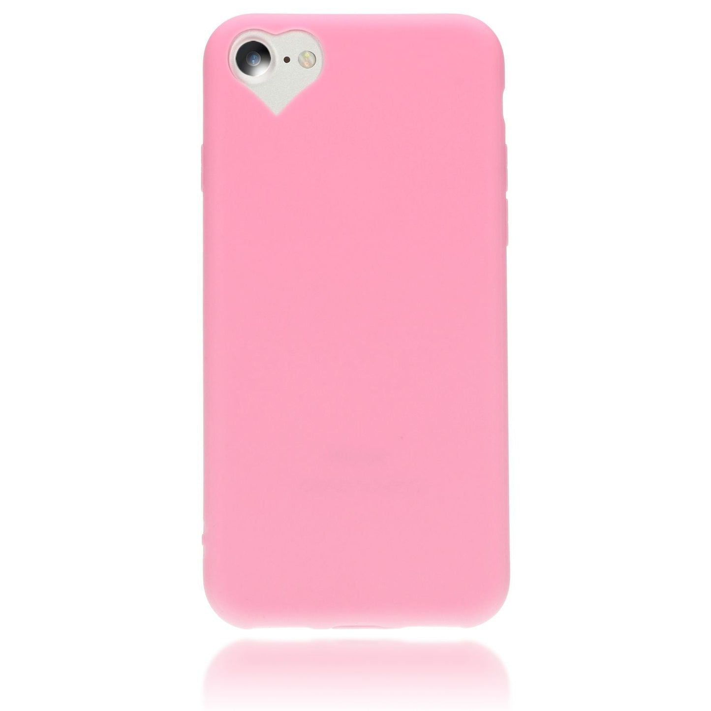 NALIA símahulstur fyrir iPhone SE 2022 / SE 2020 / 8 / 7, hjartalaga hulstur með vernd