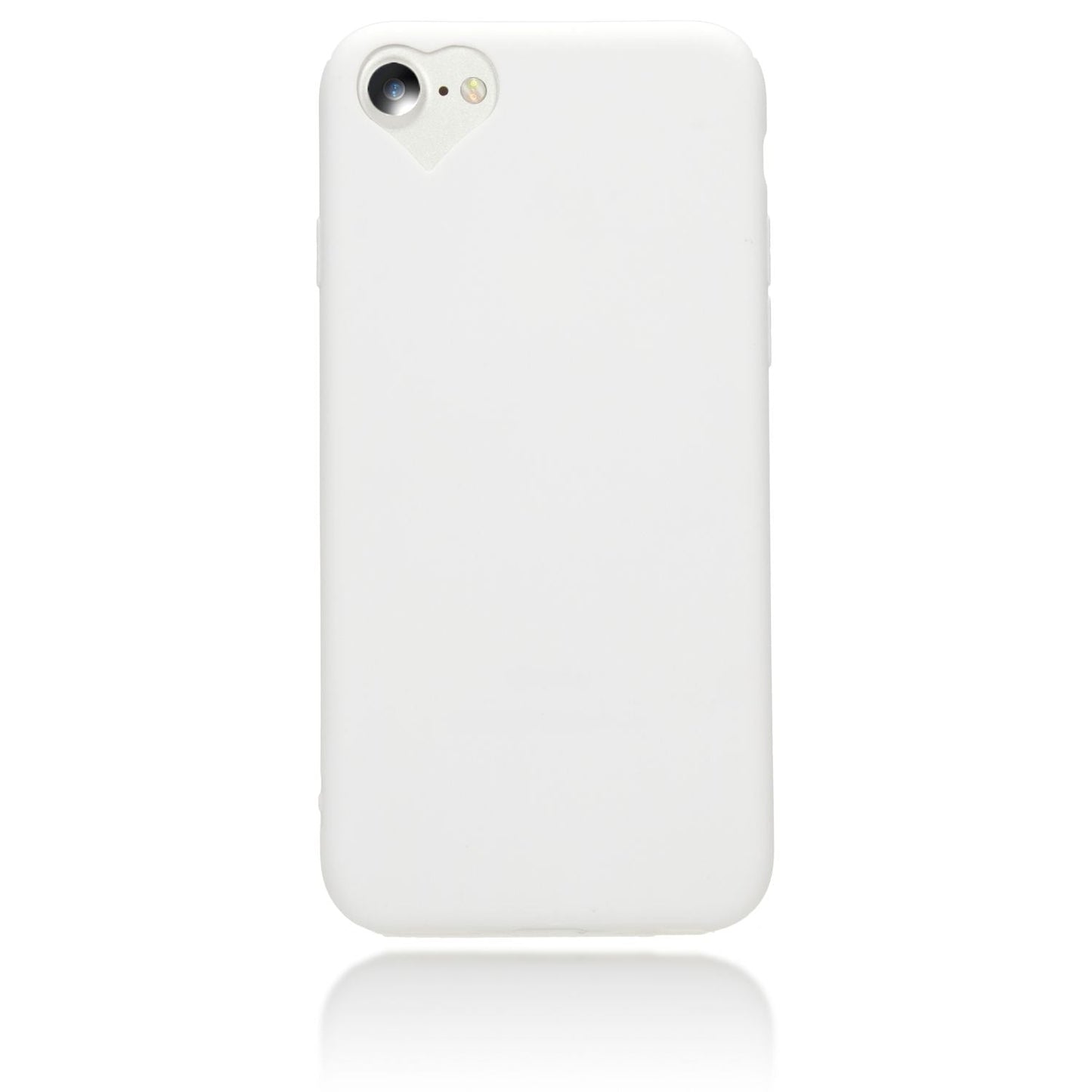 NALIA símahulstur fyrir iPhone SE 2022 / SE 2020 / 8 / 7, hjartalaga hulstur með vernd