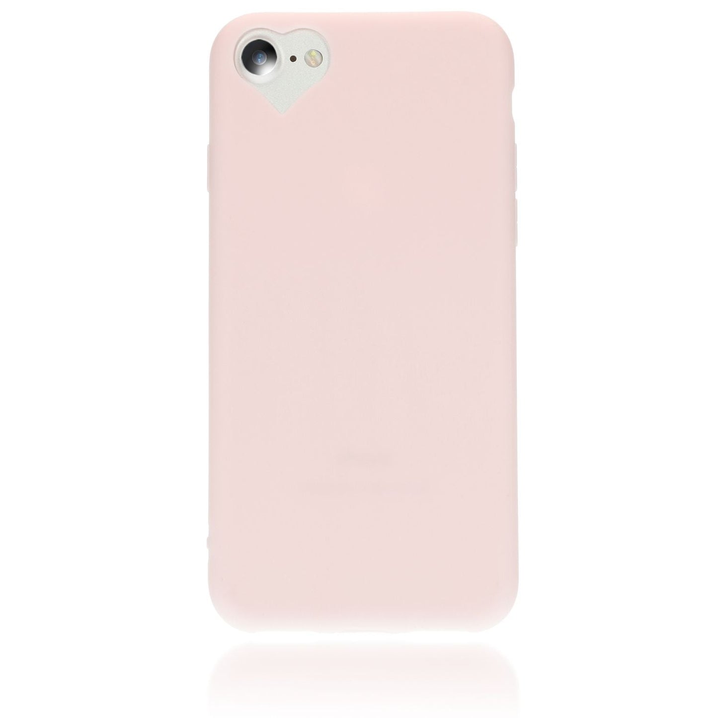 NALIA símahulstur fyrir iPhone SE 2022 / SE 2020 / 8 / 7, hjartalaga hulstur með vernd