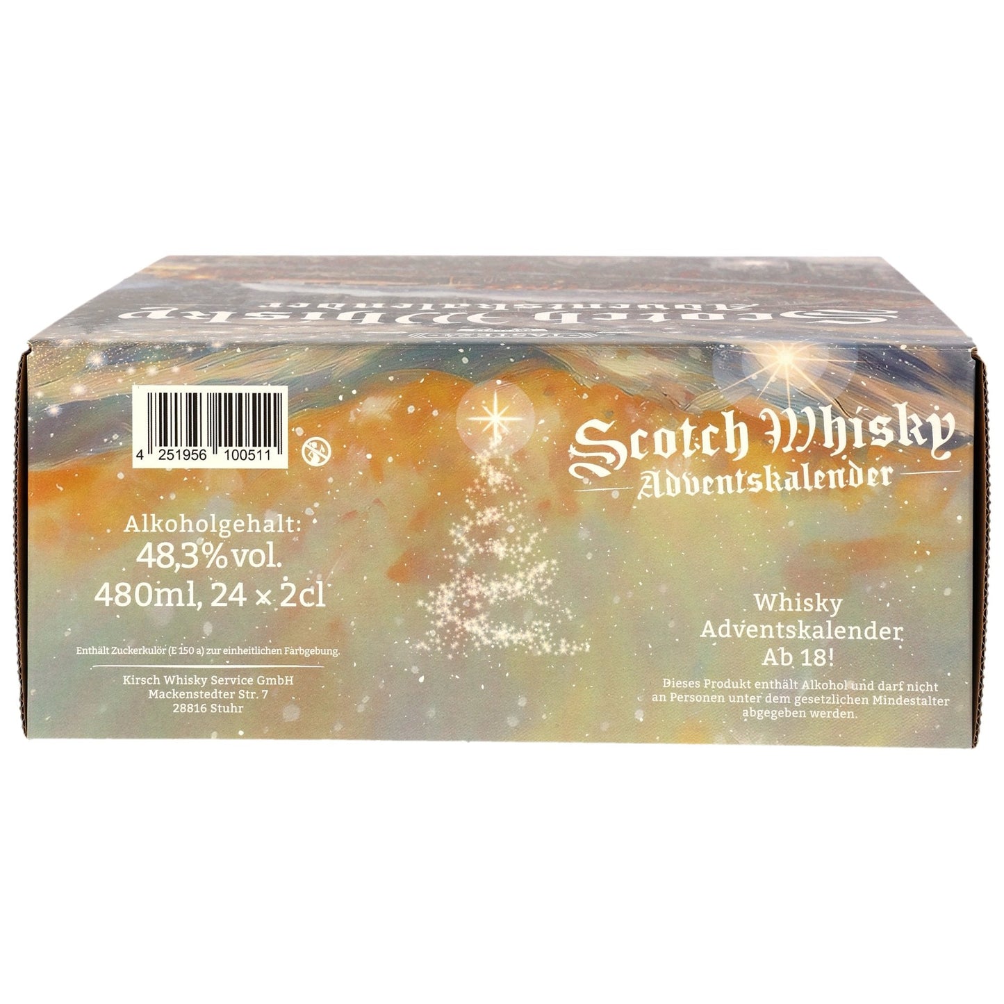 Viskí aðventudagatal - Skoskt viskí 2025 - Bragð 24 - 24 x 20 ml