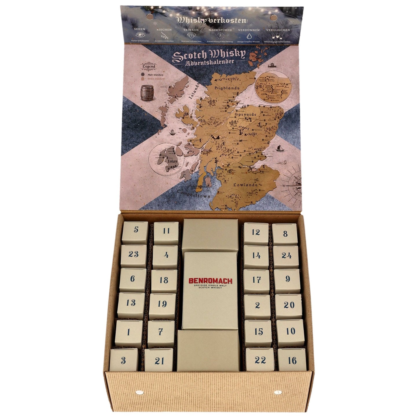 Viskí aðventudagatal - Skoskt viskí 2025 - Bragð 24 - 24 x 20 ml