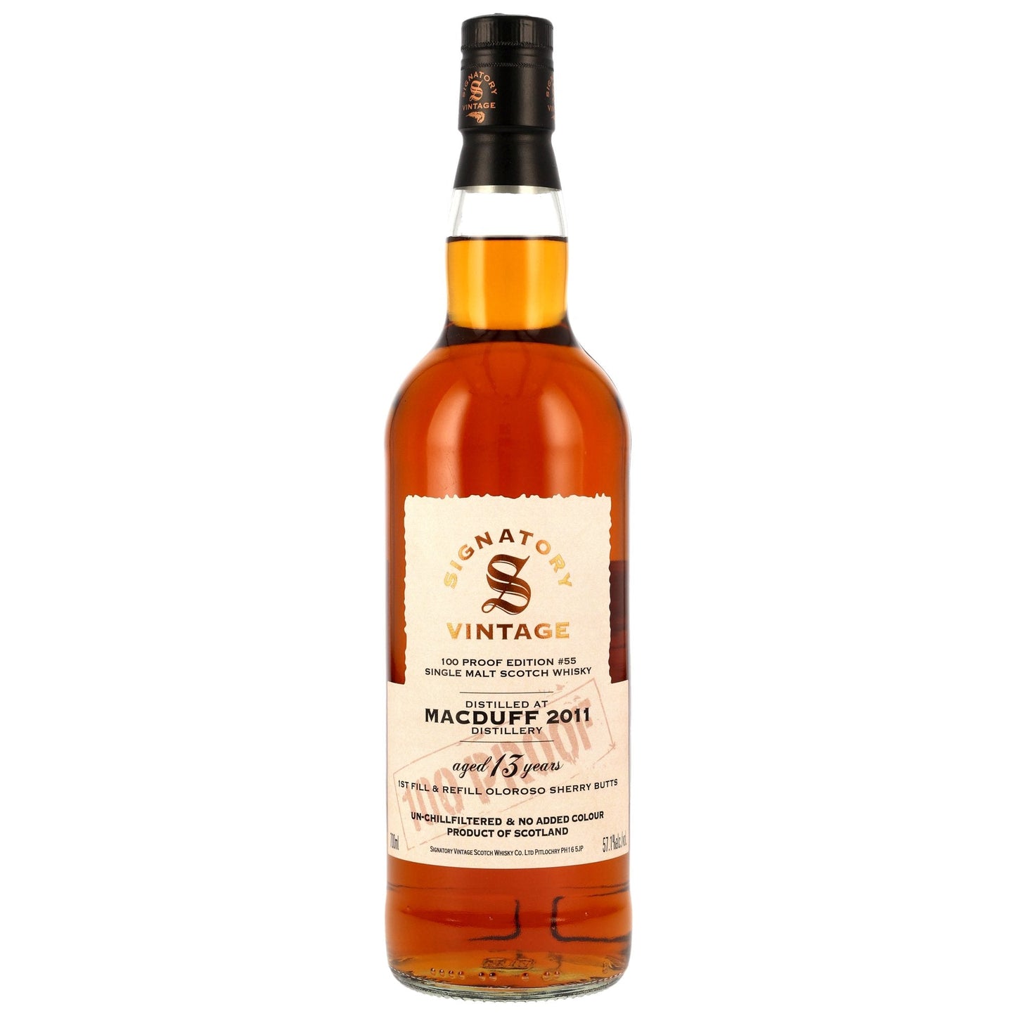 Macduff 13 2011/2025 - Signatory Vintage - 100 PROOF #55