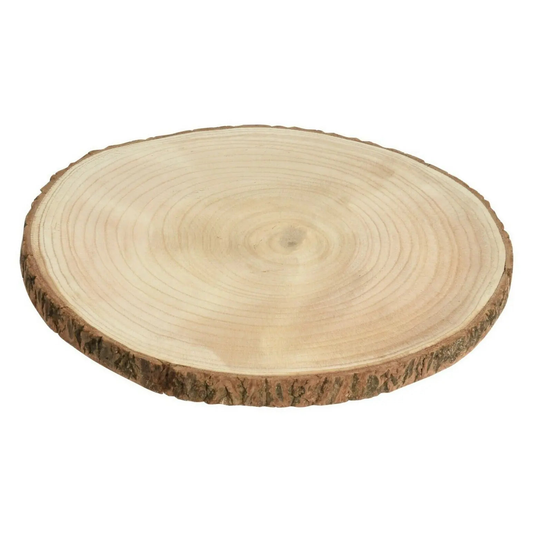 Holzscheibe Baumscheibe Dekobrett Holz Brett Tischdeko Holzbrett Ø 23 cm