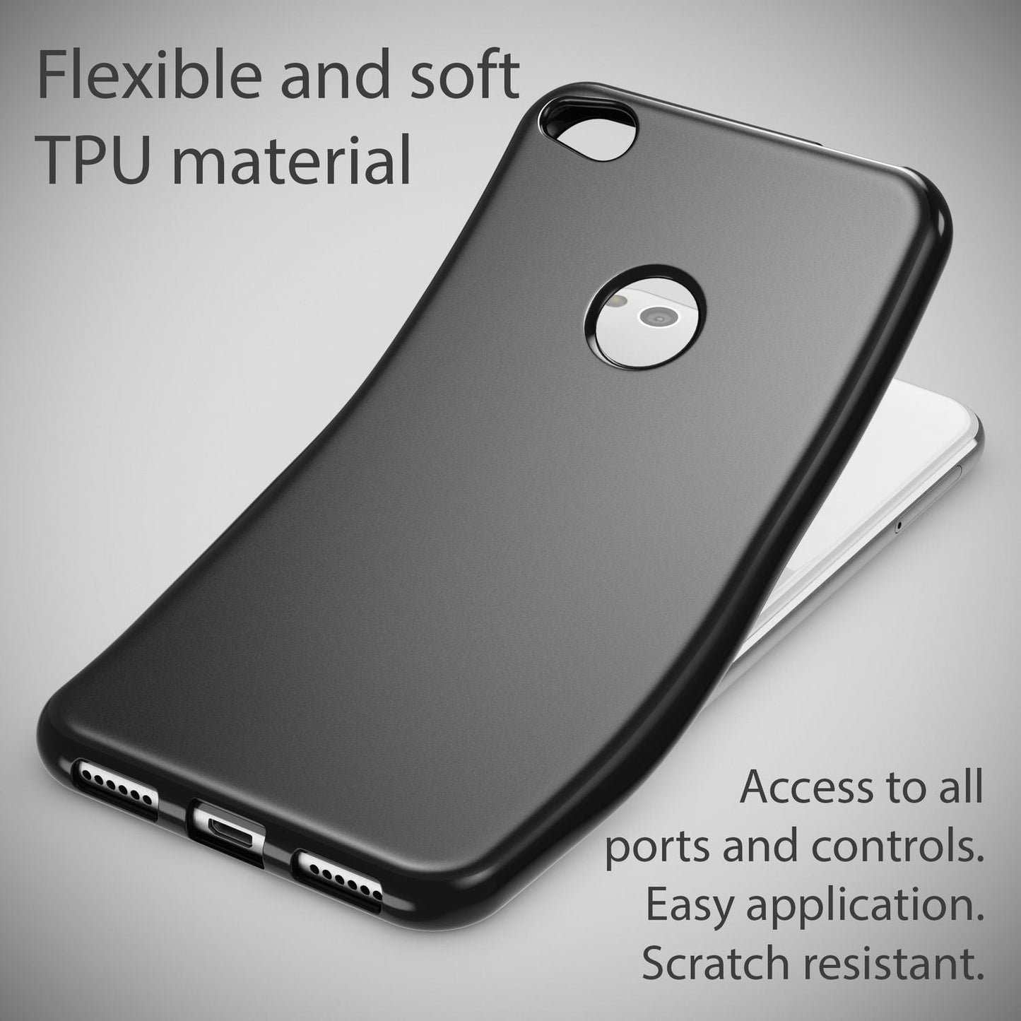 Huawei P8 Lite 2017 Hülle Handyhülle von NALIA, Slim Silikon Case Schutz Cover