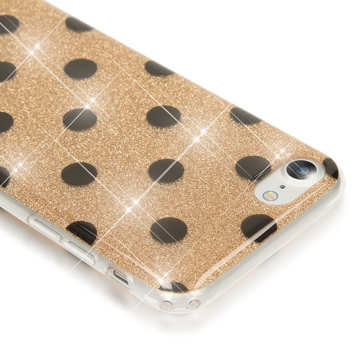 NALIA Phone Case for iPhone SE 2020 / 8 / 7, Glitter Case Pattern Cover Protection