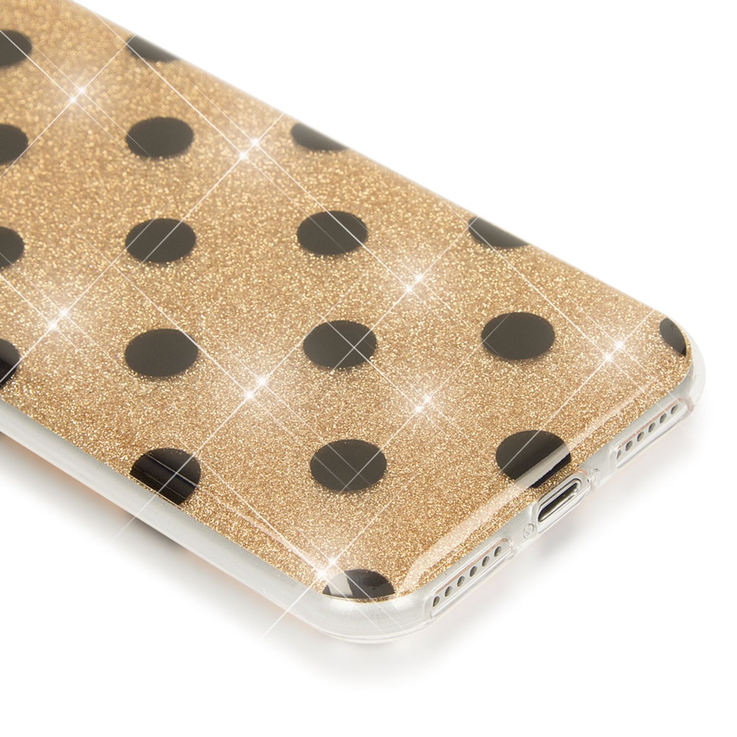 NALIA Phone Case for iPhone SE 2020 / 8 / 7, Glitter Case Pattern Cover Protection