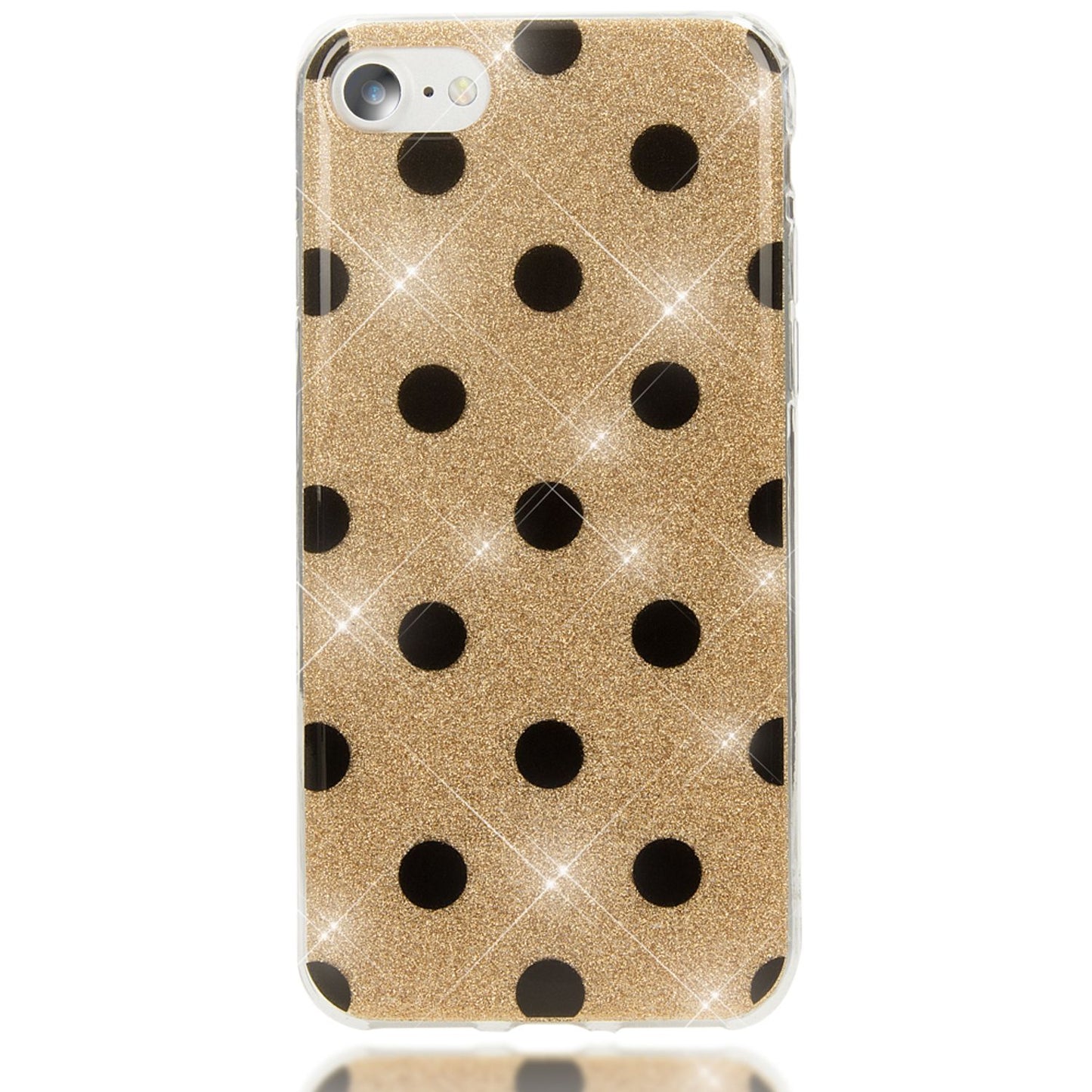 NALIA Phone Case for iPhone SE 2020 / 8 / 7, Glitter Case Pattern Cover Protection