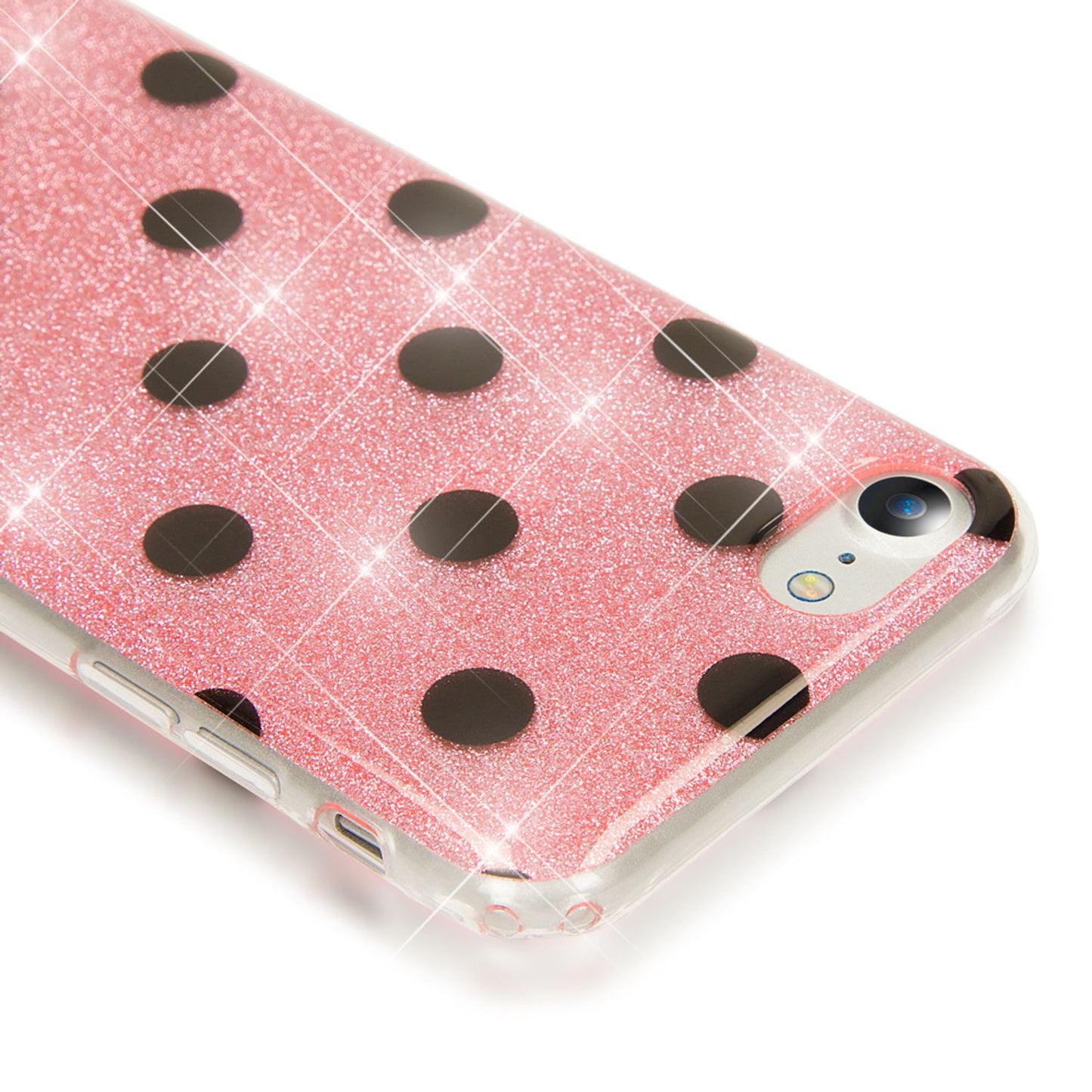 NALIA Phone Case for iPhone SE 2020 / 8 / 7, Glitter Case Pattern Cover Protection