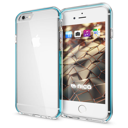 iPhone 6/6S Case by NALIA, Transparent Silicone Case with Bumper