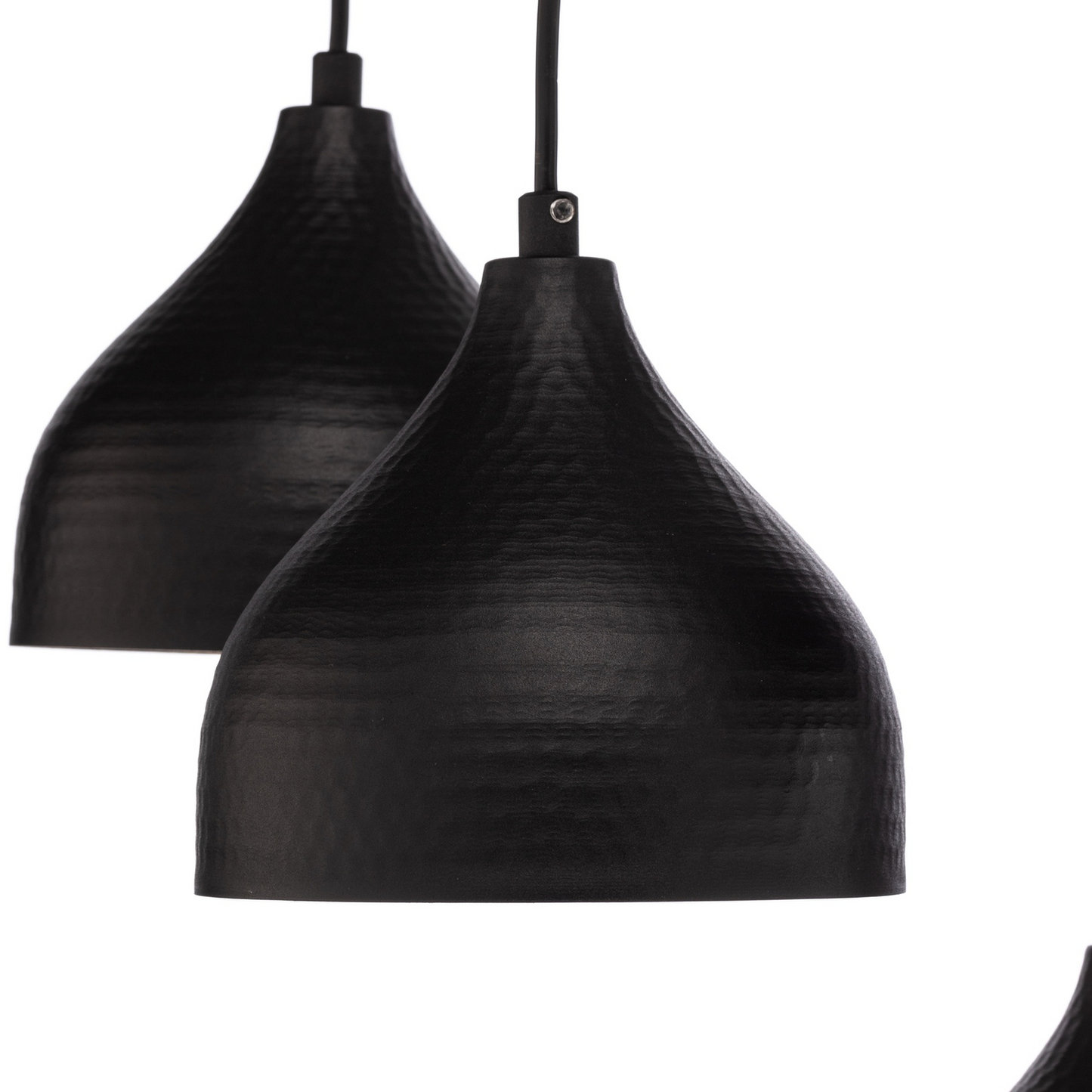 Hengiljós á lager Tattoo 6221 7 perur svartgull loftlampi hengilampi lampi