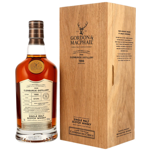 Glenburgie 38 1986/2025 - Gordon &amp; MacPhail Connoisseurs Choice - Áfylling American Hogshead #10307