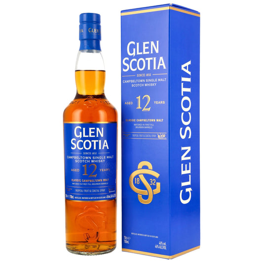 Glen Scotia 12 - Tropical Fruit &amp; Coastal Spray - Fyrsta fylling Bourbon tunna