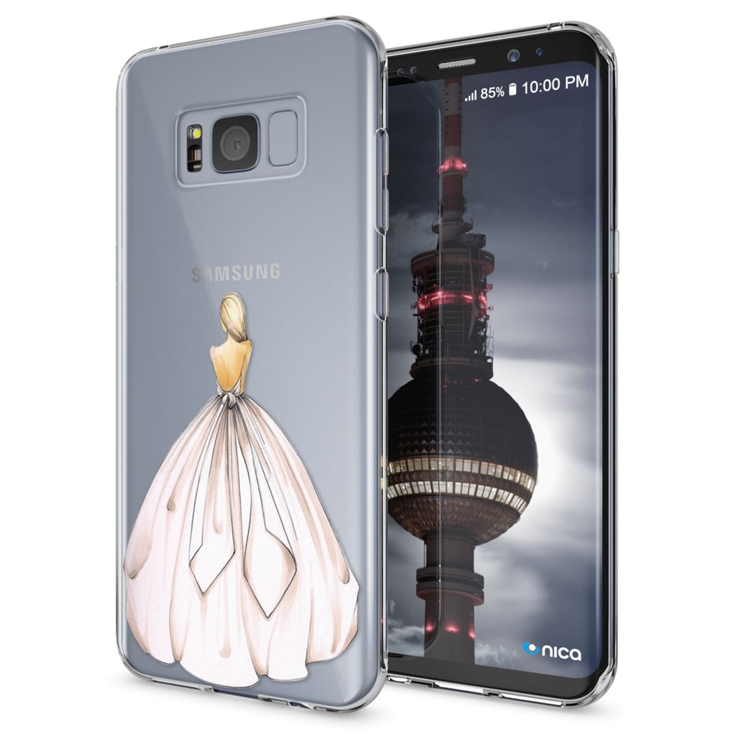 Samsung Galaxy S8 Plus Hülle Handyhülle von NALIA, Silikon Motiv Case Schutzhülle