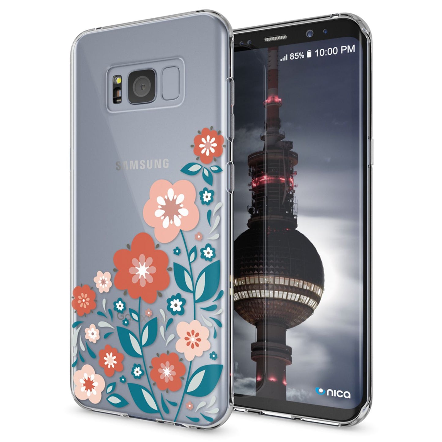 Samsung Galaxy S8 Plus Hülle Handyhülle von NALIA, Silikon Motiv Case Schutzhülle