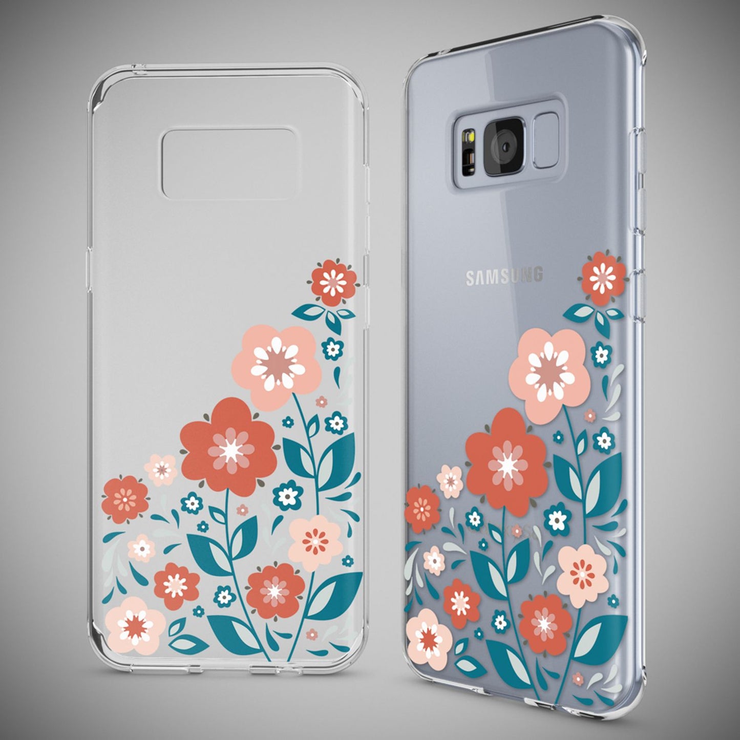 Samsung Galaxy S8 Plus Hülle Handyhülle von NALIA, Silikon Motiv Case Schutzhülle