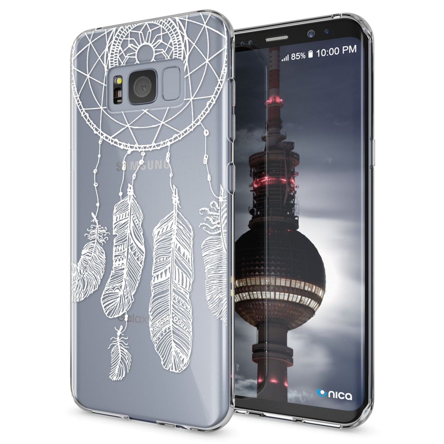 Samsung Galaxy S8 Plus Hülle Handyhülle von NALIA, Silikon Motiv Case Schutzhülle
