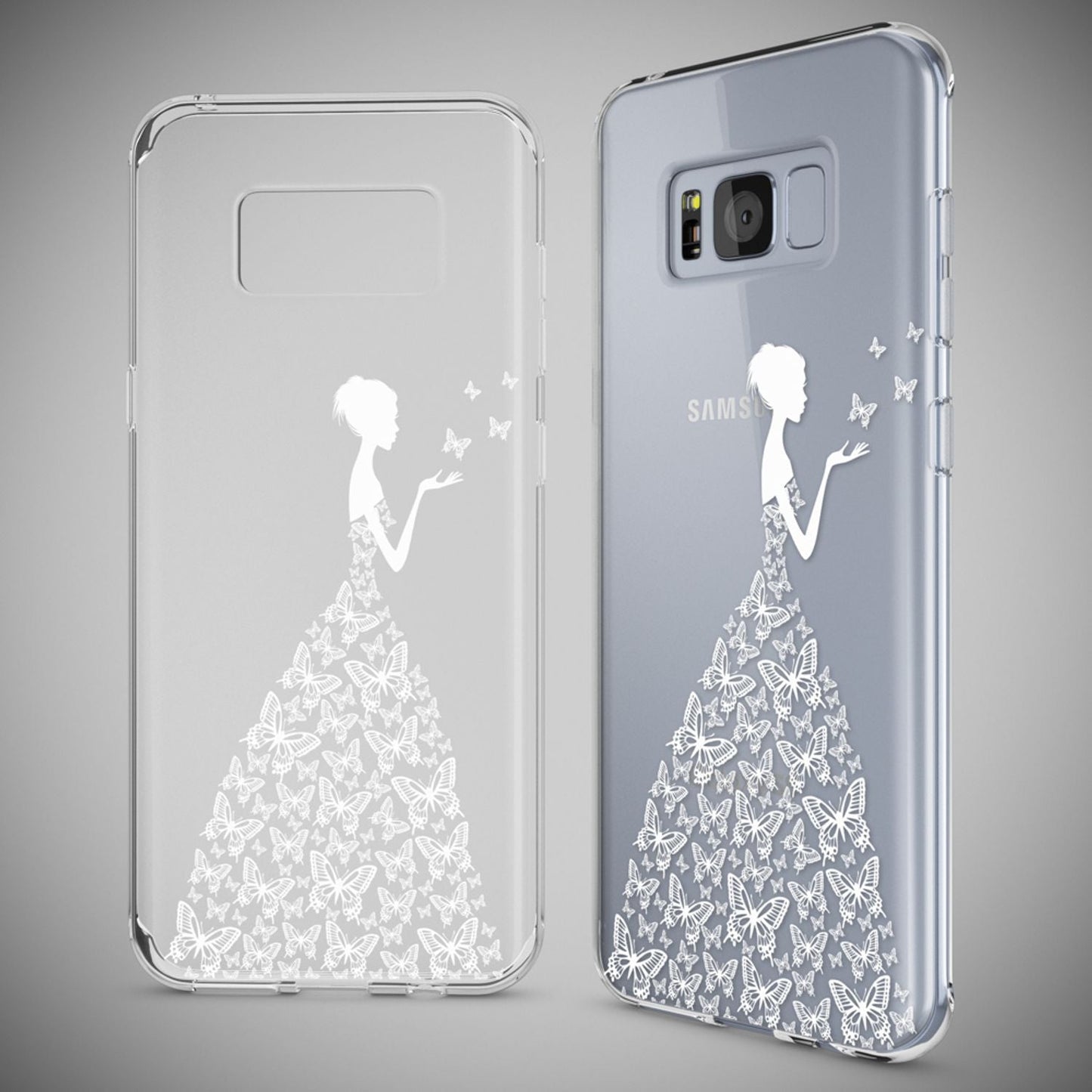 Samsung Galaxy S8 Plus Hülle Handyhülle von NALIA, Silikon Motiv Case Schutzhülle